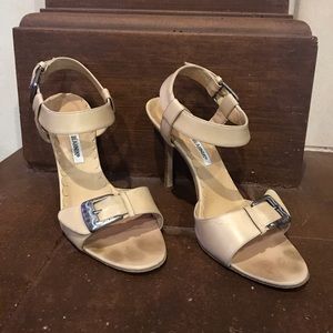 Manolo Blahnik ankle strap heels